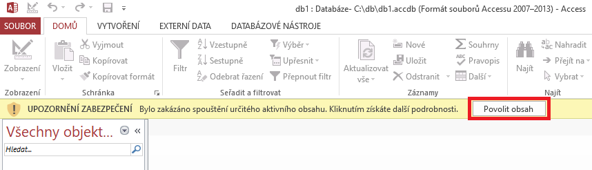 Základy Microsoft Access