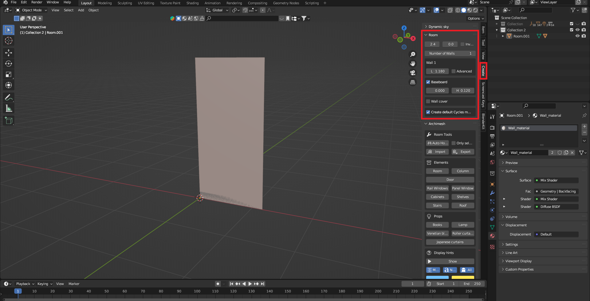 Menu Create - Základy Blenderu