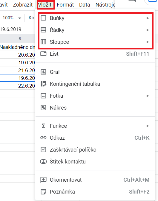 Základy - Google Tabulky (Sheets)