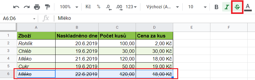 Základy - Google Tabulky (Sheets)