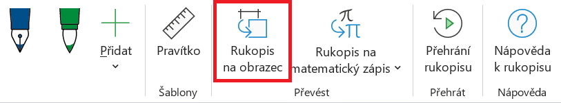 Převod nakresleného rukopisu na obrazec v Microsoft PowerPointu - Základy Microsoft PowerPoint