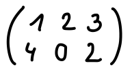Obdélníková matice - Matematické algoritmy