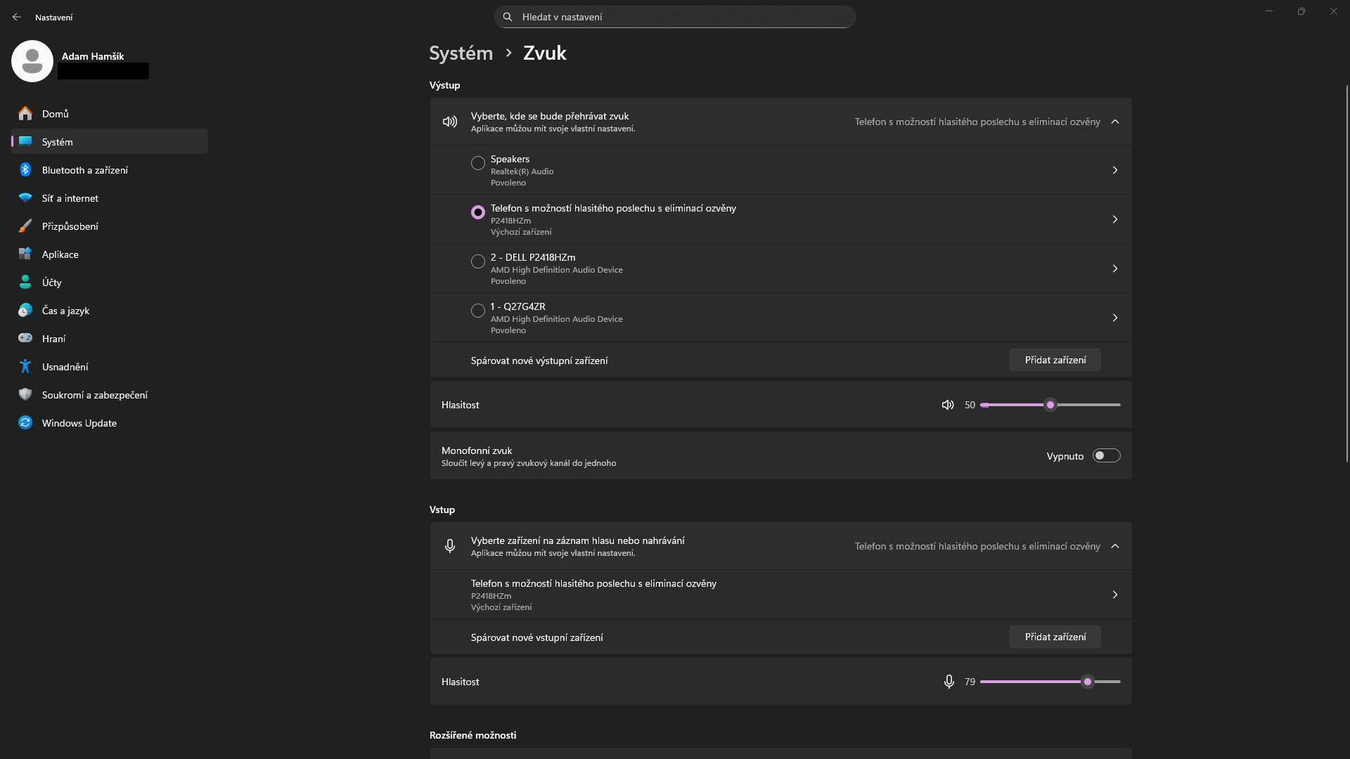 Povolení ve Windows