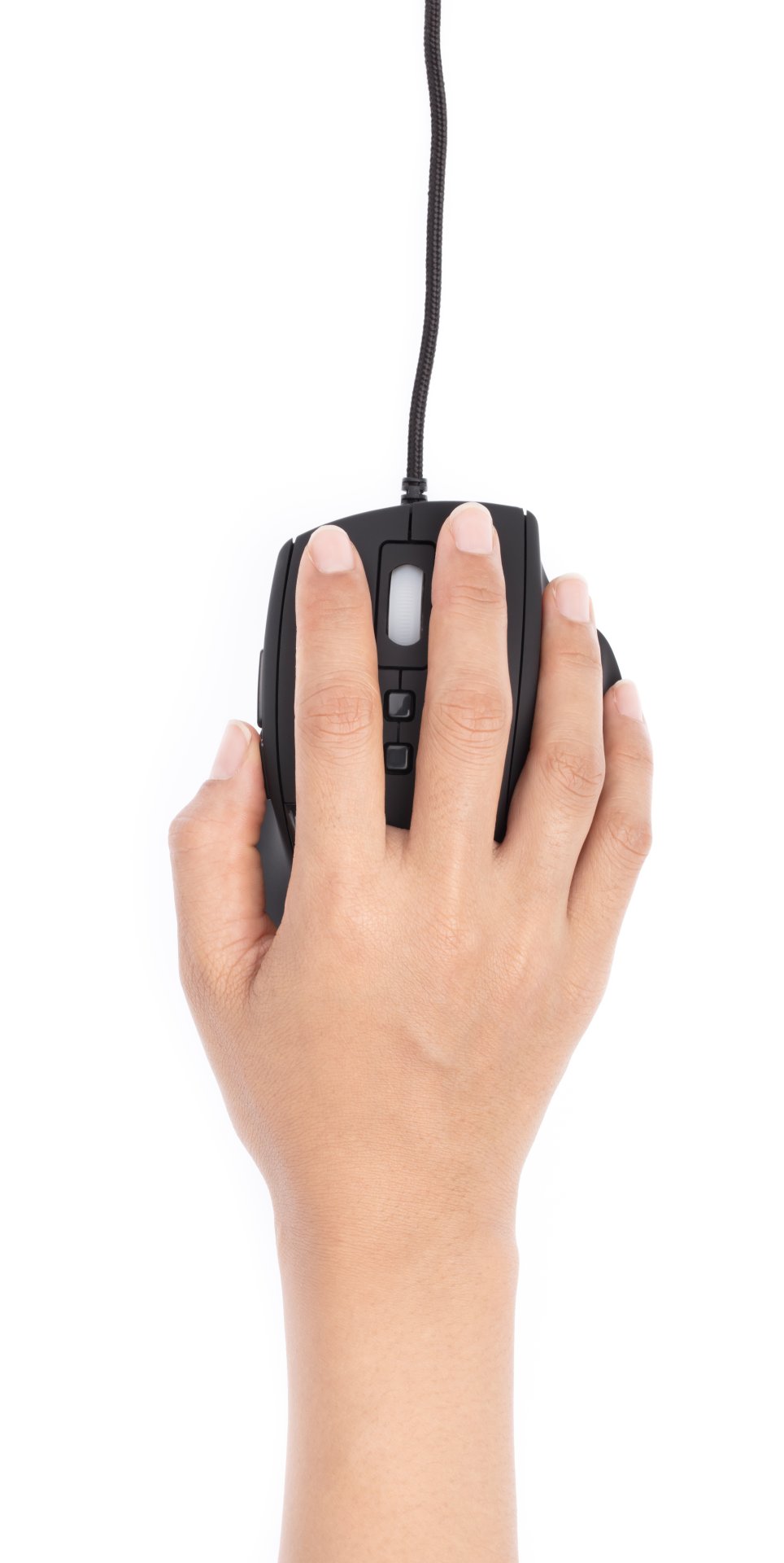 Ruka položená na myši - Základní ovládání PC