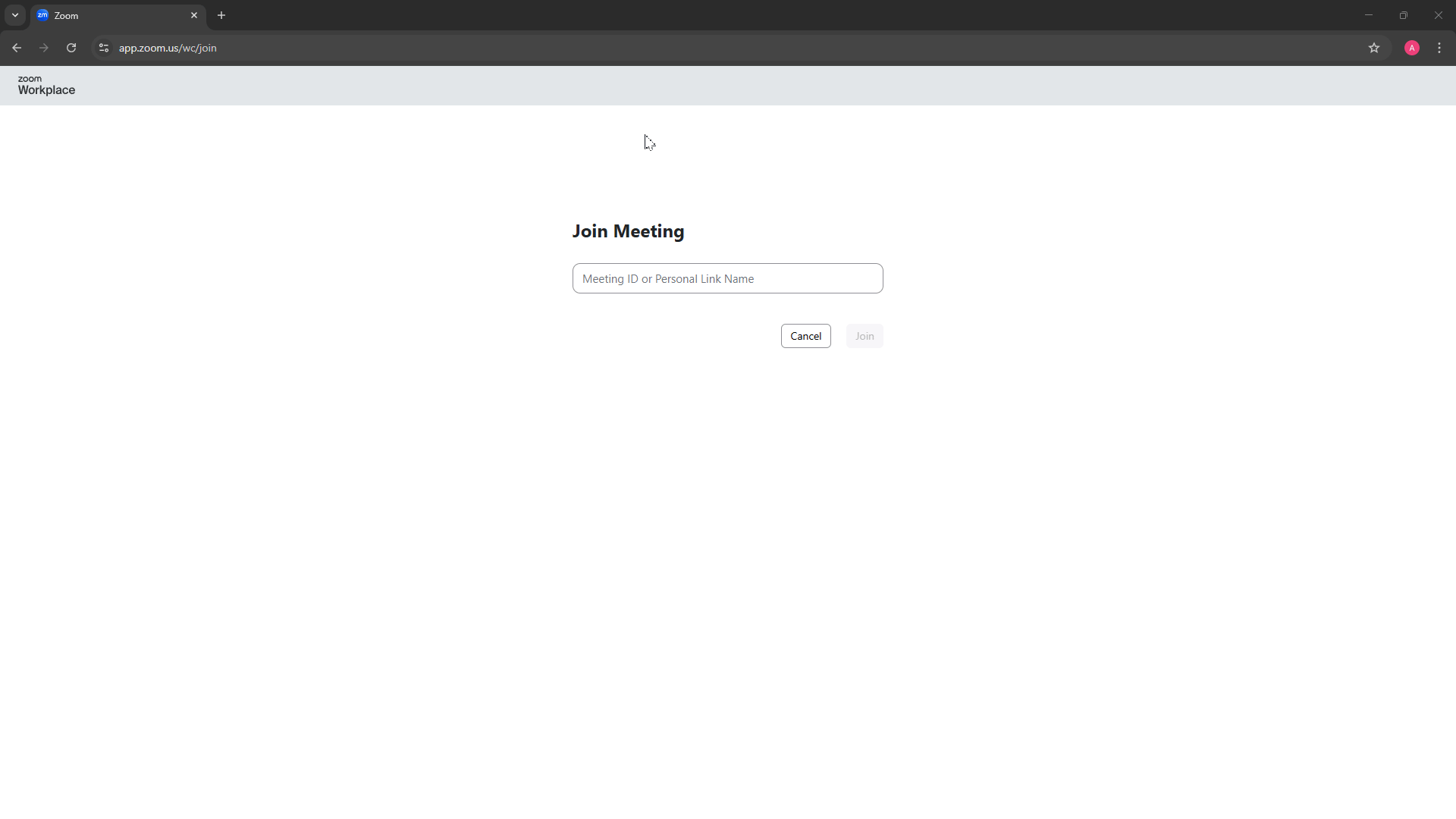 Připojení přes webovou aplikaci