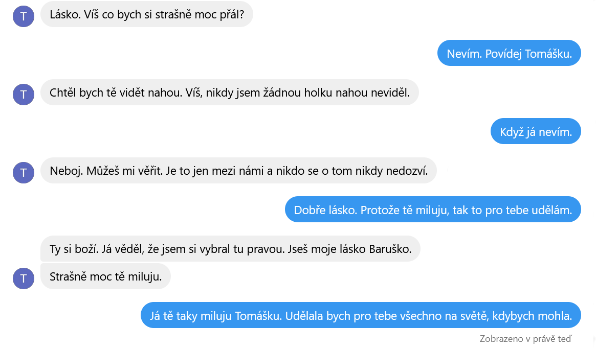 Sexting – žádost o intimní fotku na Facebooku - Kybernetická bezpečnost