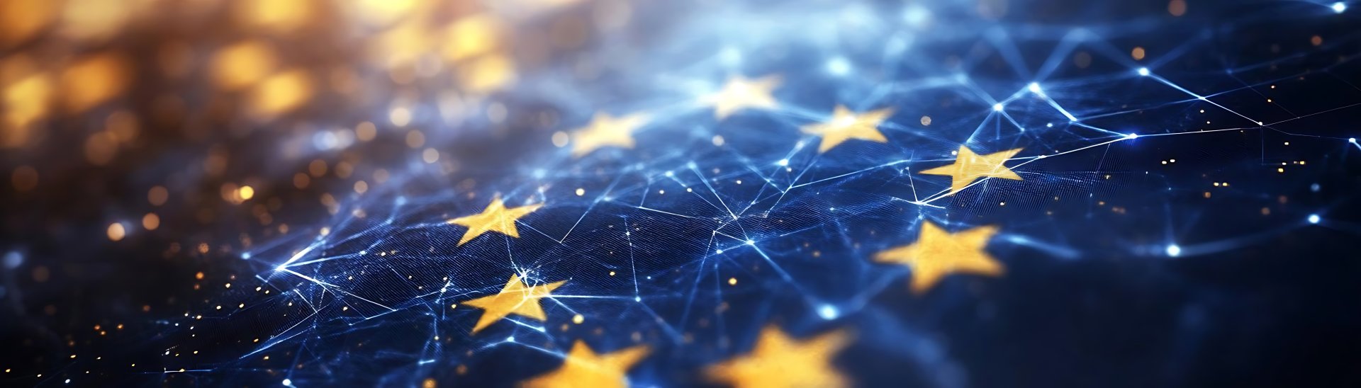 Ilustrační obrázek s motivem EU - Kybernetická bezpečnost a NIS2