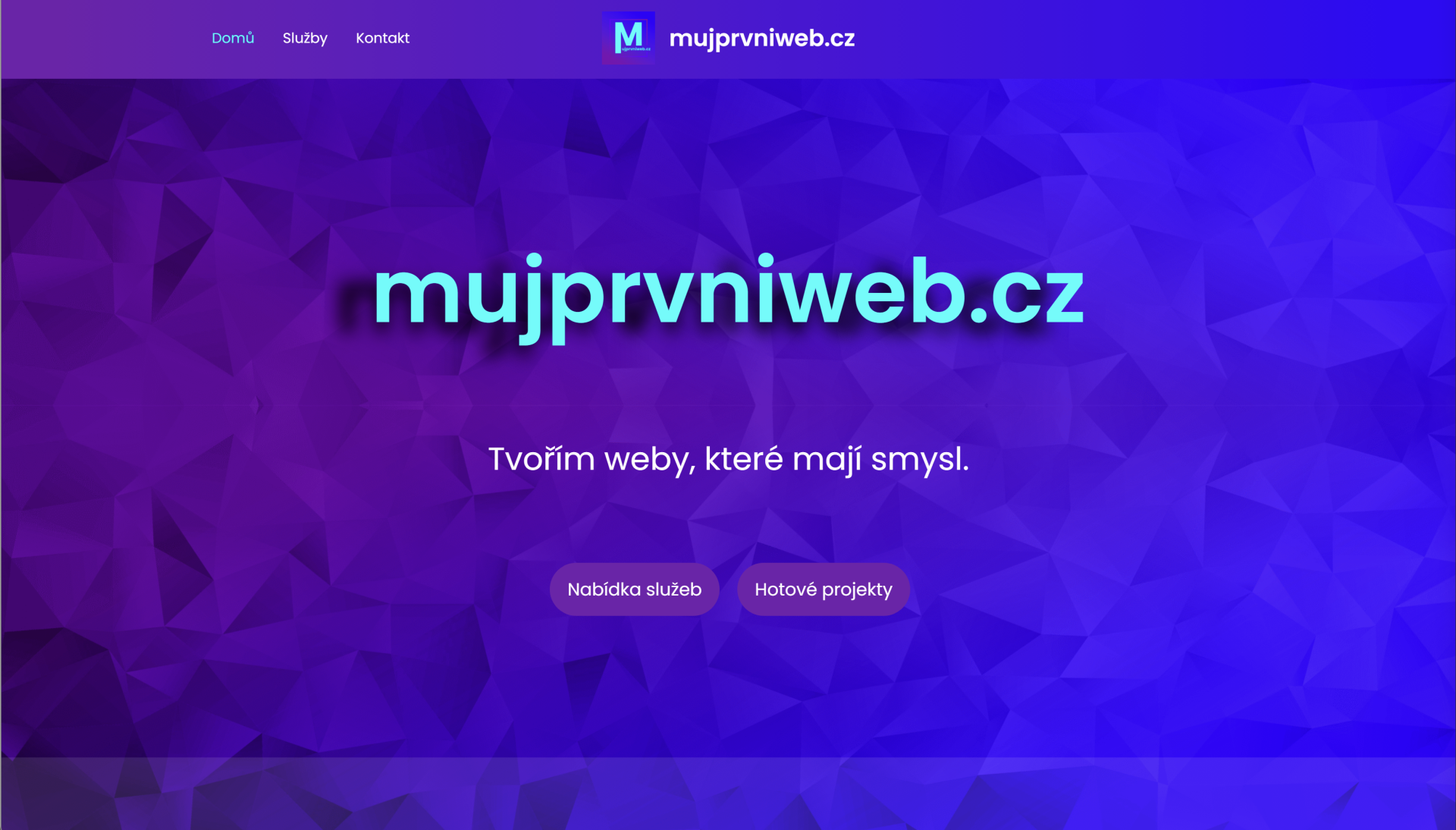 Domovská stránka. - WordPress - Tvorba webů snadno a rychle