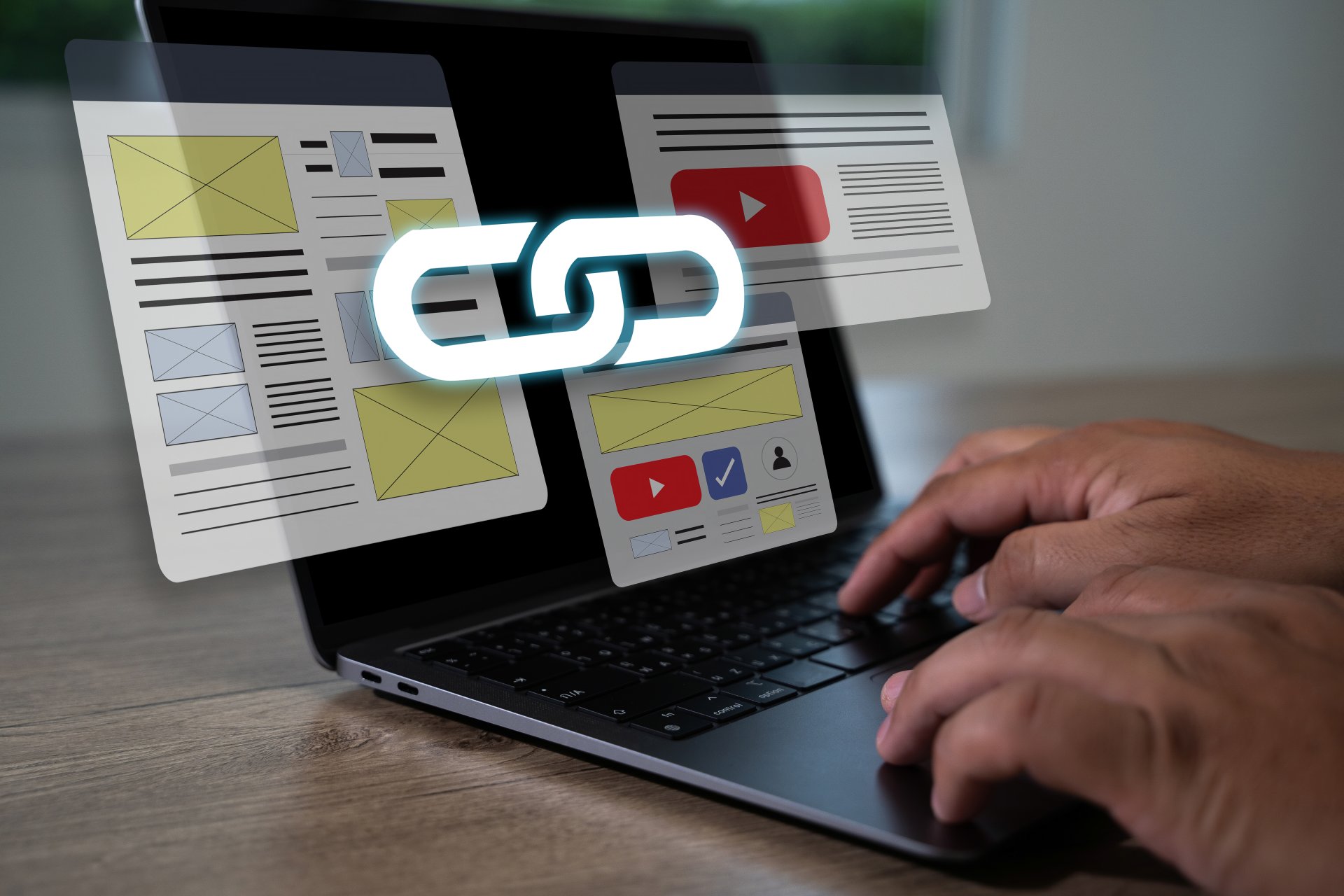 Ilustrační obrázek k linkbuildingu a zpětným odkazům - SEO - Optimalizace webů pro vyhledávače