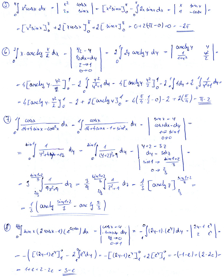 Matematická analýza – Určitý integrál